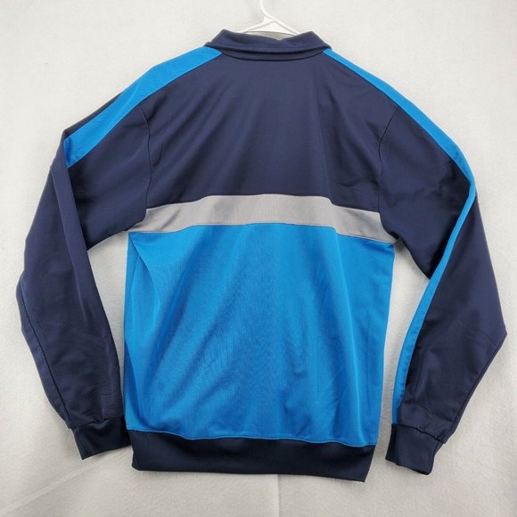 Nike Jacket Women's Dri-Fit Long Sleeve Full Zip Polyester Blend Blue Extra Larg - Picture 9 of 12